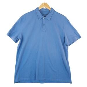 Ash & Erie Polo Shirt Mens XL Blue Short Sleeve Casual